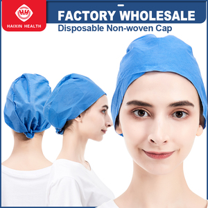 Hubei Haixin Infirmière Jetable PP Médecin Casquette Chirurgicale Hôpital Casquettes <span class=keywords><strong>De</strong></span> Travail Rubans Attachés Chapeau Non Tissé Foulard <span class=keywords><strong>Grossiste</strong></span> - Product Image 2