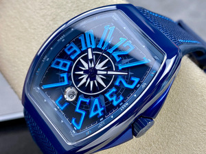 Reloj Mecánico Automático de 44 mm con Correa de Lona, Elegante, Único y Lujoso, para Deportes, Negocios, Viajes y con Indicador de Fecha - Product Image 2