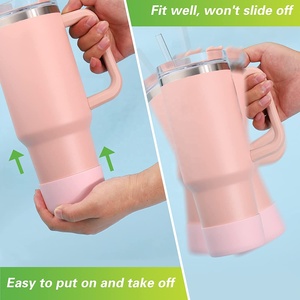 Funda Protectora de Silicona para Botella Stanley <span class=keywords><strong>Quencher</strong></span> H2.0 de 40 oz y 30 oz con Asa y Stanley IceFlow de 20 oz y 30 oz - Product Image 2