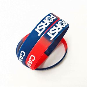 Bracelets en silicone personnalisés avec logo, bracelet de sport pour poignet - Product Image 2