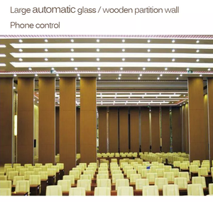 Cloison de séparation mobile pliable en bois au design moderne Porte de séparation coulissante pour salle de classe Insonorisation - Product Image 6