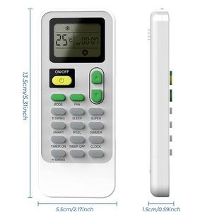 Control Remoto de Repuesto Compatible con el <span class=keywords><strong>Aire</strong></span> <span class=keywords><strong>Acondicionado</strong></span> Portátil de Ventana <span class=keywords><strong>Hisense</strong></span> J1-05E (DG11J1-05E) J1-06E (DG11J1-06E) - Product Image 4