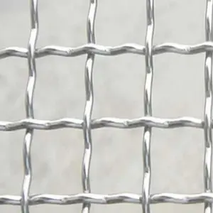 Fabricantes malla de alambre de tejido liso de acero inoxidable 0,5mm-2,0mm malla de alambre prensado