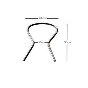 Universal Fit Automotive Door Window Crank <strong>Clip</strong> Metal Fasteners <strong>Roll</strong> <strong>up</strong> Retaining Winder Handle Retainer <strong>Clips</strong> for Chevrolet - Product Image 4