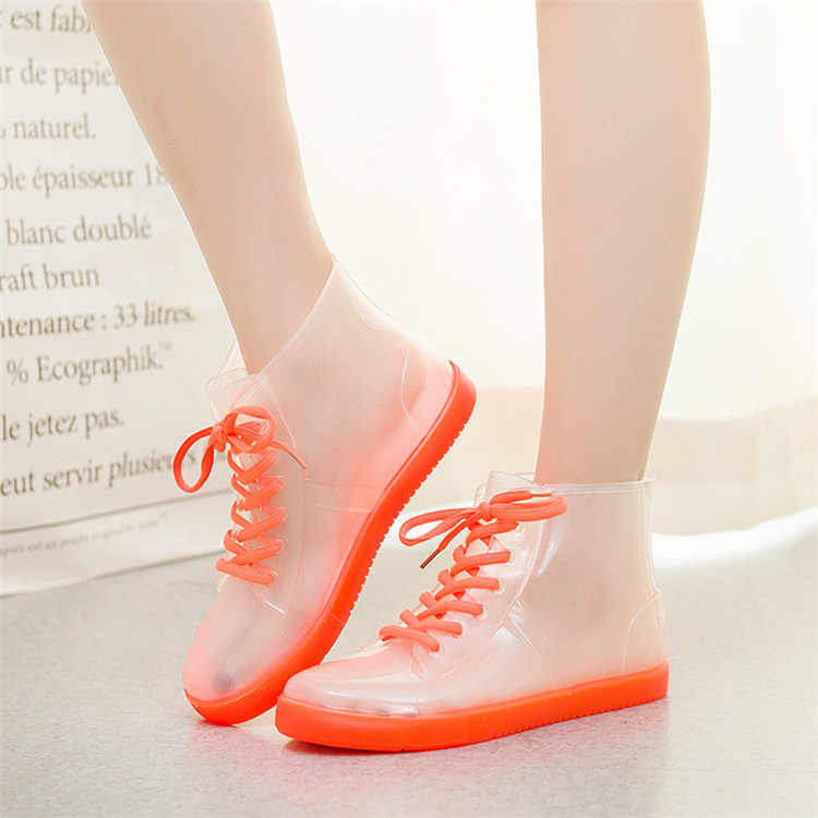 Wholesale Ankle Rain Boots Women Shoes Rain PU Waterproof Water Shoes Ladies Rain Shoes