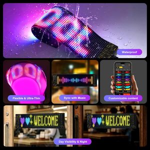 Letrero LED LUXONIC de 34.8x10.2CM, Pantalla Flexible Programable RGB con Control por Aplicación Bluetooth - Product Image 2