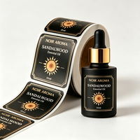Autocollants en vinyle imperméables adhésifs personnalisés TEDDY pour l'emballage de flacons cosmétiques, étiquettes pour les soins de la peau, les parfums, les rouges à lèvres