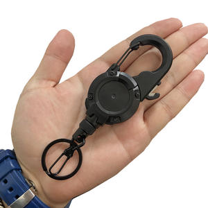 Llavero Táctico Retráctil Chang Cheol con Hebilla de Tracción, Negro, con Cuchillo, Fácil de Abrir, Resistente al Agua, Accesorio de Escalada Resistente - Product Image 3