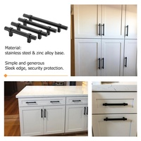 KOSIN DANNY CHINE CS012 Poignées de tiroir en acier inoxydable modernes pour meubles de cuisine, quincaillerie d'armoire, barre en T