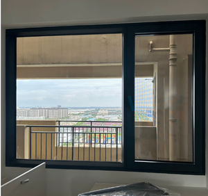 Anti typhoon aluminum alloy <b>swing</b> doors and windows Low-E glass sound insulation and heat insulation - Product Image 3