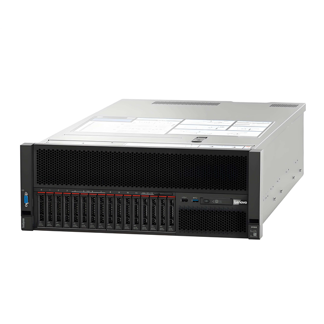 Custom Lenovo ThinkSystem SR868 V3 2*Xeon Gold 6416H CPU 2*32G DDR5 RAM 8*2.5" Backplane 4*1Gbps RJ45 2*1800W 4U Rack Server