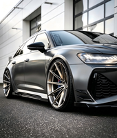 Velg Aluminium Alloy Forged Monoblock Custom Deep Concave Matte Black Baru CF.3 FF R 5x112 5x120 18-22 Inch Audi RS7 untuk E60 F10