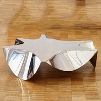 Abstrakte Kunst Einfache Sofa Ecke Schlafzimmer Nachttisch Möbel Edelstahl Metall Tee tisch