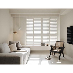 Guangdong Obturateur Alliage d'aluminium <span class=keywords><strong>Louvre</strong></span> Fenêtre 2/3 Aluminium Fenêtre Pare-soleil Persienne Cadre Conception en Chine - Product Image 1