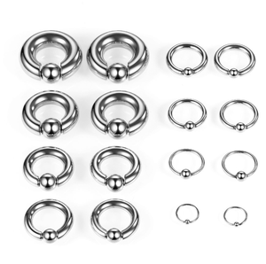 Anillos de bola cautiva de acero 316 para mujer y hombre, joyería, <span class=keywords><strong>piercing</strong></span> de nariz, CBR, <span class=keywords><strong>piercing</strong></span> de ceja, arete, <span class=keywords><strong>piercing</strong></span> de hélice y tragus - Product Image 6