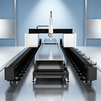 Machine de découpe laser à fibre 12KW pour poutres en H, découpe multi-angles, idéale pour le traitement de l'acier et des tuyaux de formes spéciales