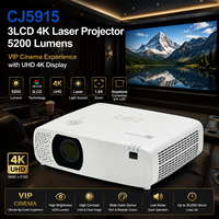 Projecteur laser 4K 3LCD CJ5915 5200 lumens pour cinéma VIP avec prise en charge HDR