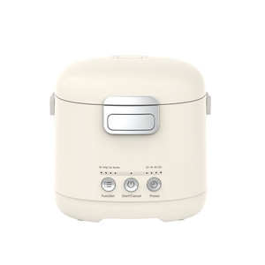 Olla Arrocera Inteligente Mini de 1.2L con Recipiente Interior Antiadherente de Aluminio, Programación de 12 Horas, Vaporera Eléctrica para Auto/RV, Dormitorio/Oficina - Product Image 6