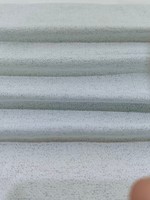 Tissu tricoté gris chiné mélangé 74/78'' 180 g/m² extensible dans les quatre sens, ultra doux pour vêtements de sport, lingerie, hauts décontractés, fabrication en gros