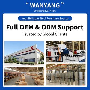 Meuble de bureau en acier à 2 volets roulants, porte à <span class=keywords><strong>Tambour</strong></span> roulant suspendu en métal, classeur avec boîte de jardinière, armoire en métal, nouveauté - Product Image 6