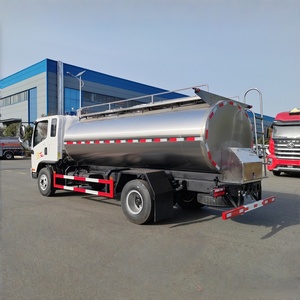Camion cisterna in acciaio inossidabile da 5000 litri per trasporto acqua, latte e petrolio - Product Image 5