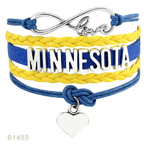 Florida Michigan Minnesota Texas Ohio Illinois Georgia Kentucky Tennessee Carolina del Norte California Is My Home State Pulsera - Product Image 2