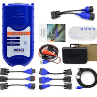 Interface de diagnostic NEXIQ 1 USB Link, adaptateur, scanner OBD2, testeur, outil de diagnostic des pannes pour camions diesel lourds