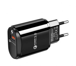 18W Single Port QC3.0 Fast Charger USB Convenient Travel Charger Suitable for Xiaomi Samsung Huawei Phones - Product Image 6