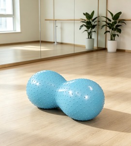 Pelota de Yoga en Forma de Cacahuete, Antiexplosión, de PVC, para Masajes, Ejercicios de Equilibrio, Pilates, Entrenamiento del Core y Embarazo - Product Image 3