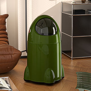 ถังขยะรูปจรวดของเล่นมีล้อสำหรับห้องเด็ก ความจุขนาดใหญ่ เคลื่อนย้ายได้ ดีไซน์น่ารัก มี 3 สี และสามารถสั่งทำโลโก้ได้ - Product Image 3