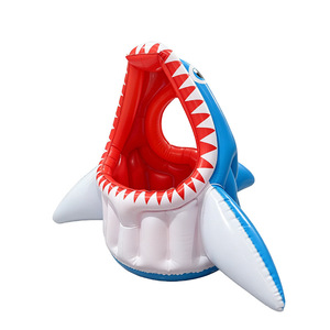 Nouveauté transfrontalière : Jeu de <span class=keywords><strong>basket</strong></span> aquatique gonflable en forme de <span class=keywords><strong>requin</strong></span> pour l'été, en PVC épaissi, unisexe, à partir de 14 ans, jouet parent-enfant - Product Image 5