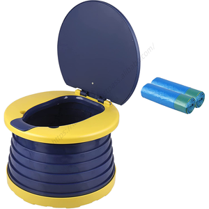 Asiento de entrenamiento para ir al baño para bebés, de plástico, portátil, plegable, para niños - Product Image 1