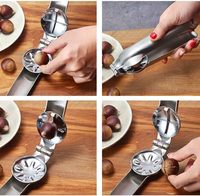 Vente en gros Casse-noix rapide Outils de cuisine Pince à châtaignes Pince à noyer Casse-noix en acier inoxydable