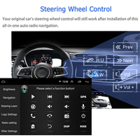 Android Autoradio mit 9 Zoll Volltouchscreen Octa-Core 4+64 GB WLAN GPS Auto-DVD-Player für Ford Fiesta 2009 - 2014 BT 4G LTE