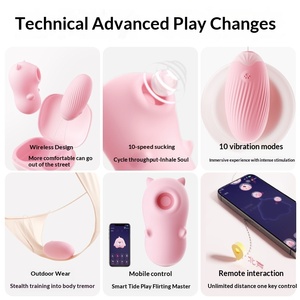 Masturbateur féminin étanche avec télécommande et contrôle par application, vibromasseur à succion, jouet sexuel discret - Product Image 2