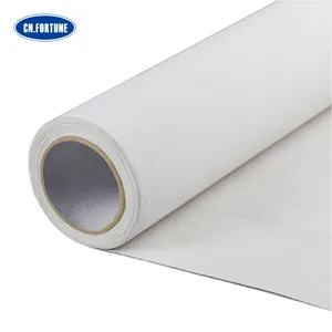 Rotolo di tela di cotone a getto d'inchiostro per esterni in bianco con stampa Stretch all'ingrosso 360gsm