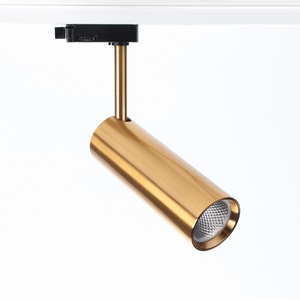 Brass kết thúc màu vàng theo dõi hệ thống chiếu sáng 220 V <span class=keywords><strong>LED</strong></span> spotlight có thể điều chỉnh thay đổi độ sáng hiện đại trần đường sắt ánh sáng - Product Image 2