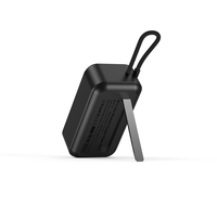 Batterie externe portable mini 20W avec support, affichage LED, charge rapide, 5000 mAh, prix usine
