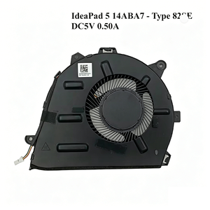 พัดลมระบายความร้อนสำหรับแล็ปท็อปสำหรับ <span class=keywords><strong>Lenovo</strong></span> <span class=keywords><strong>IdeaPad</strong></span> <span class=keywords><strong>5</strong></span> <span class=keywords><strong>14ABA7</strong></span> 82SE <span class=keywords><strong>5</strong></span>-14ALC05 14ARE05 82LM 81YM คอมพิวเตอร์คูลเลอร์หม้อน้ำ 5F10S13993 5F10Y88575 - Product Image 2