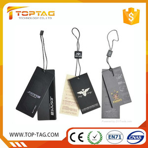 Logo personnalisé RFID Étiquettes et étiquettes d'actifs de vêtement Commande en gros avec impression de codes à barres - Product Image 4