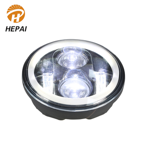Buena calidad 40w led <span class=keywords><strong>luz</strong></span> <span class=keywords><strong>de</strong></span> conducción con alta baja y haz Ángel anillo 5,75 pulgadas ronda <span class=keywords><strong>faro</strong></span> - Product Image 6