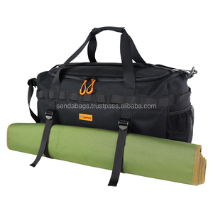 Sac à dos de <span class=keywords><strong>voyage</strong></span> de style polochon en polyester moderne de qualité supérieure avec logo de grande salle de sport en plein air, fermeture à glissière d'affaires décontractée pour hommes - Product Image 5