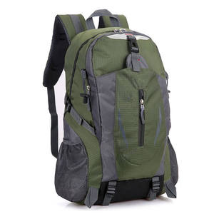 Sac à dos de randonnée et de voyage léger en nylon 30-40L avec système de transport TCS, système de répartition de la pression, motif lettres, <span class=keywords><strong>fermeture</strong></span> éclair, polyester - Product Image 4