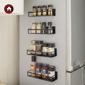 Confezione <span class=keywords><strong>da</strong></span> 4 pezzi <span class=keywords><strong>da</strong></span> cucina multifunzione a <span class=keywords><strong>parete</strong></span> porta-spezie con lato medio per frigorifero con supporto laterale per frigorifero - Product Image 3