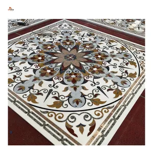 water jet marble granite pattern medallion for masjid exterior church wall decoration natural stone design tile mosque outside