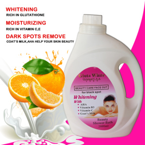<span class=keywords><strong>Gel</strong></span> <span class=keywords><strong>Douche</strong></span> <span class=keywords><strong>Bio</strong></span> Éclaircissant au Glutathion et <span class=keywords><strong>Lait</strong></span> <span class=keywords><strong>de</strong></span> <span class=keywords><strong>Chèvre</strong></span> 2000ml Marque Privée OEM Couleur Personnalisée Doux Rafraîchissant Anti-Bactérien - Product Image 4