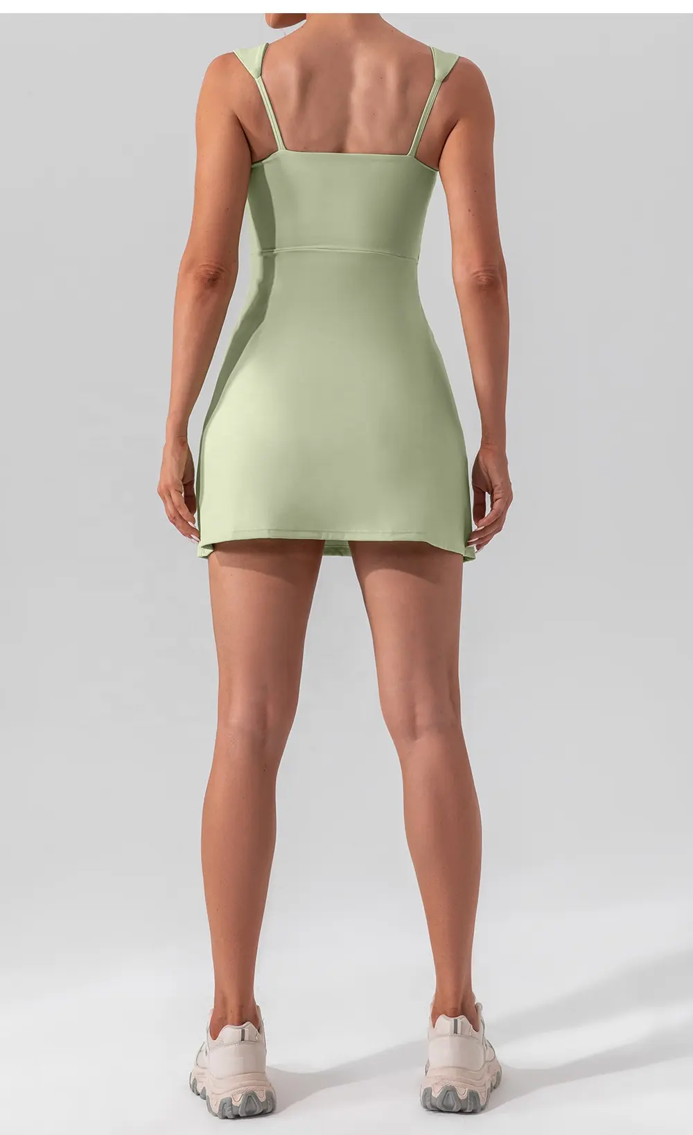 女性のためのユニークなデザインのハイウエスト肌に優しい通気性フィットネスプリーツロングガールズカスタムテニススカートを製造する