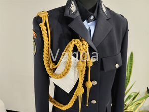 Cordón ceremonial Aigullere de color dorado para hombro derecho de alta calidad - Product Image 4