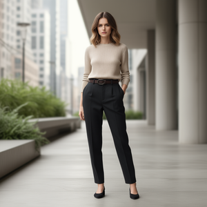 Cintura Angelina in PU con fibbia ad anello a D da 3 cm, cinturino sottile, accessorio casual alla moda per donne e uomini - Product Image 2