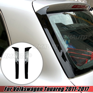 2x Aileron de Spoiler Latéral Noir Brillant pour Vitre Arrière Volkswagen Touareg 2011 2012 2013 2014 2015 2016 2017 Rétroviseur Arrière - Product Image 1